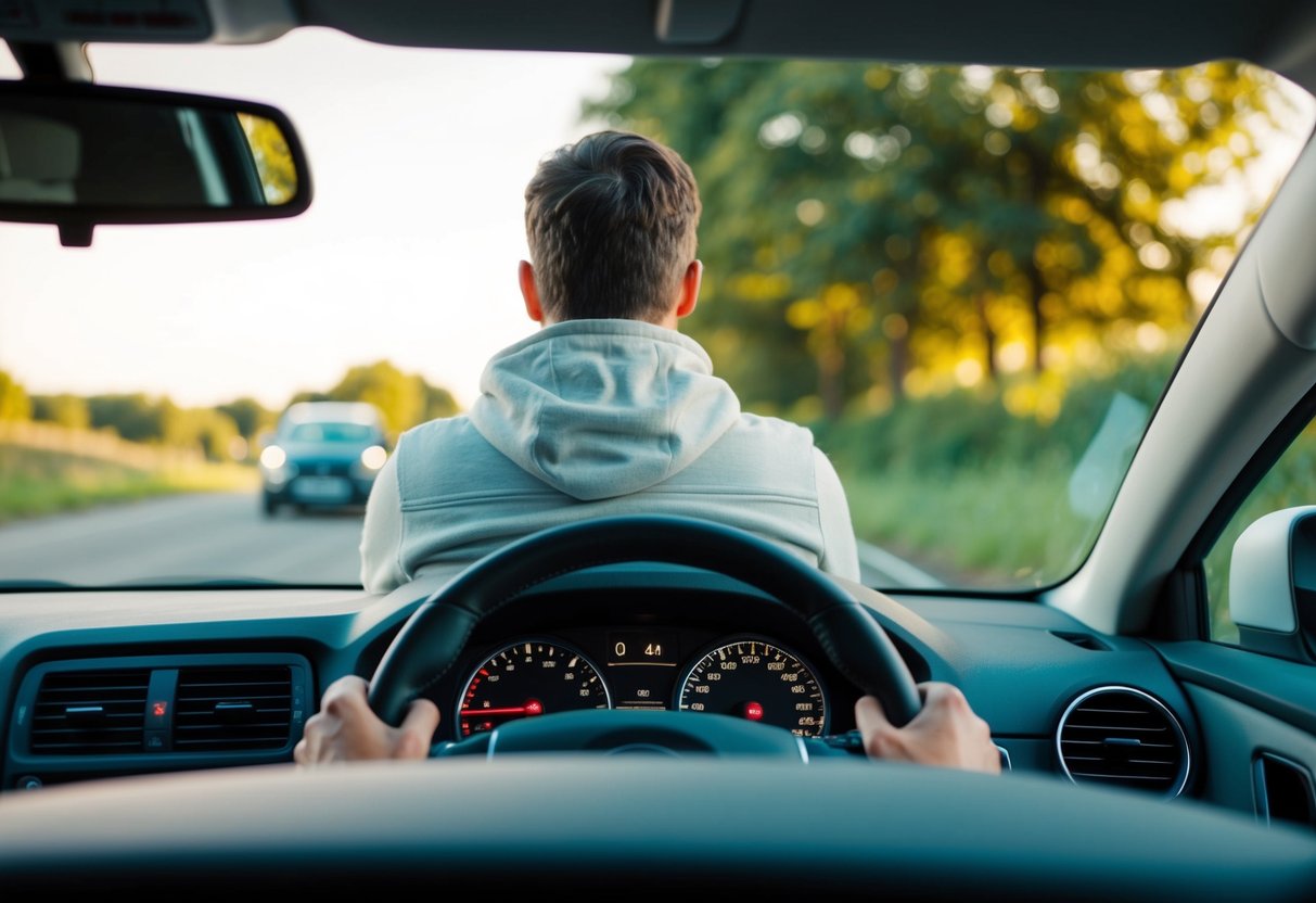 En person går från att vara nybörjare till att bli en licensierad förare, och passerar genom olika steg och lär sig viktiga färdigheter längs vägen.