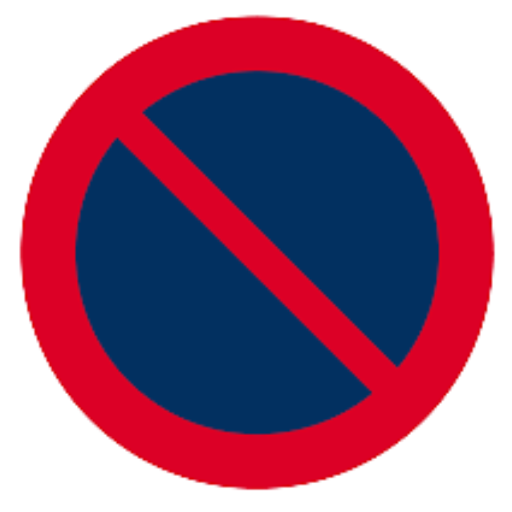 C35 – Förbud mot att parkera fordon