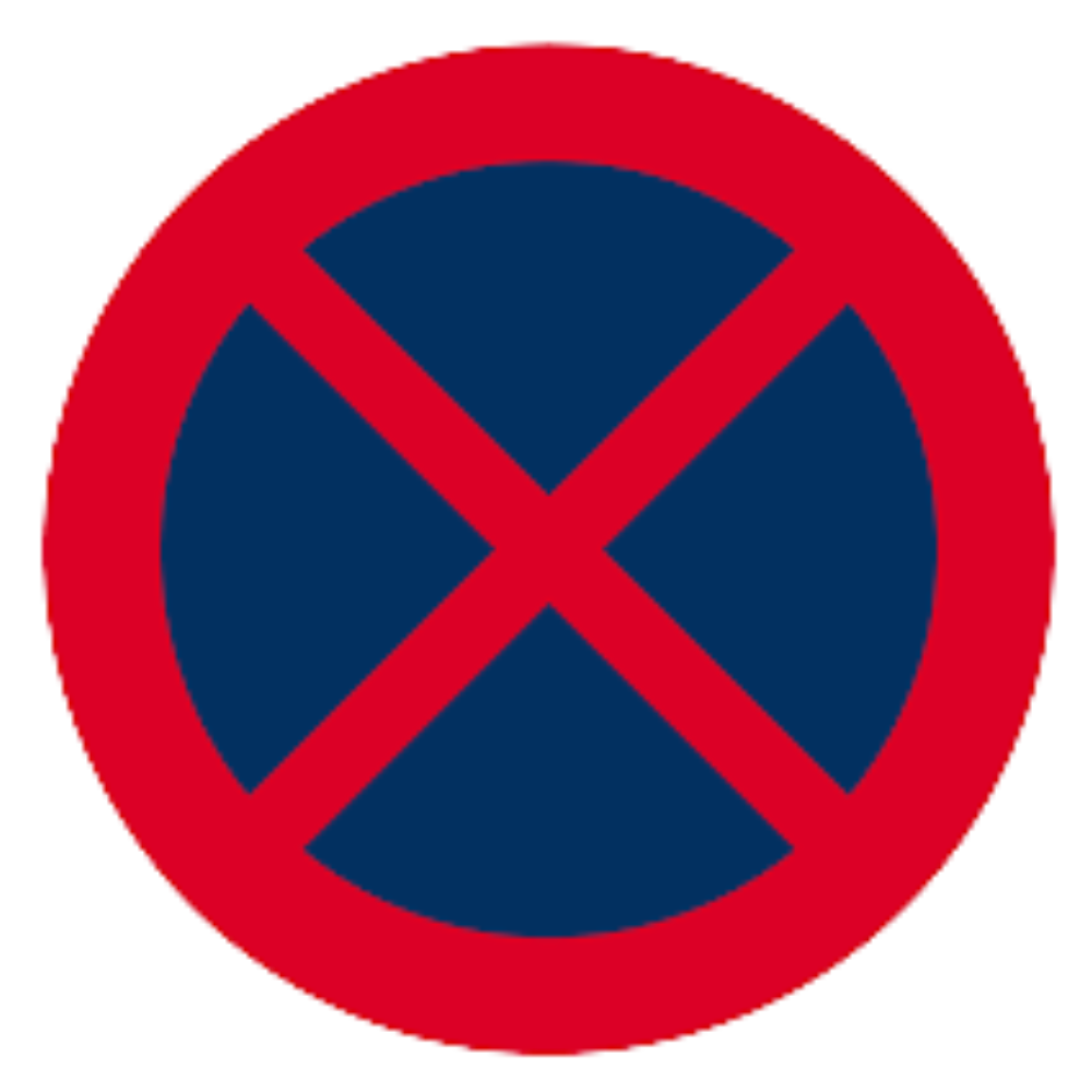 C39 – Förbud mot att stanna och parkera fordon