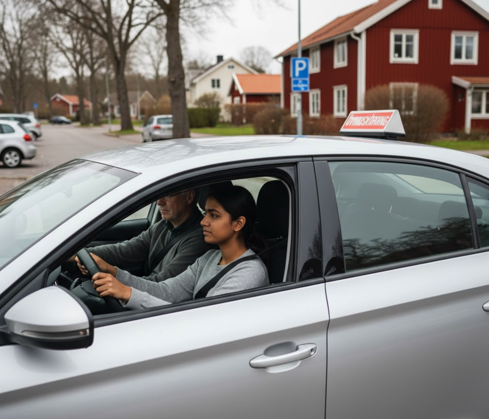 privat övningsskörning